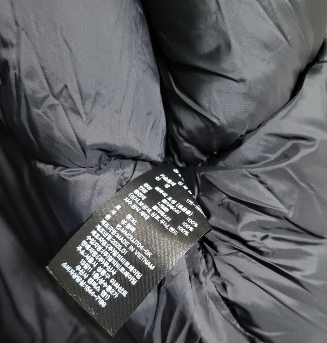 [XL]무신사스탠다드 푸퍼 미니멀 숏패딩 상품이미지5