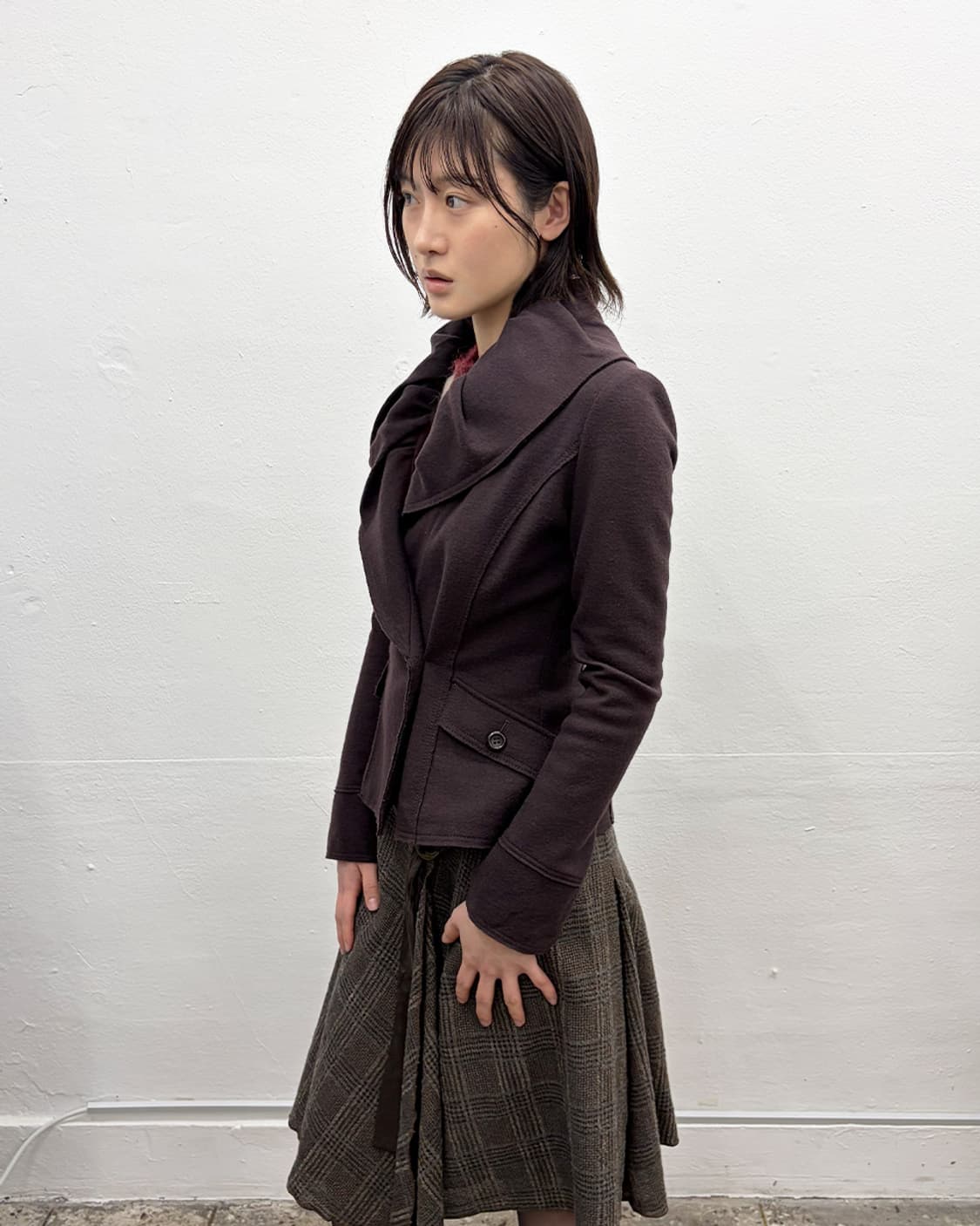 빈티지 프릴 칼라 자켓 상품이미지3