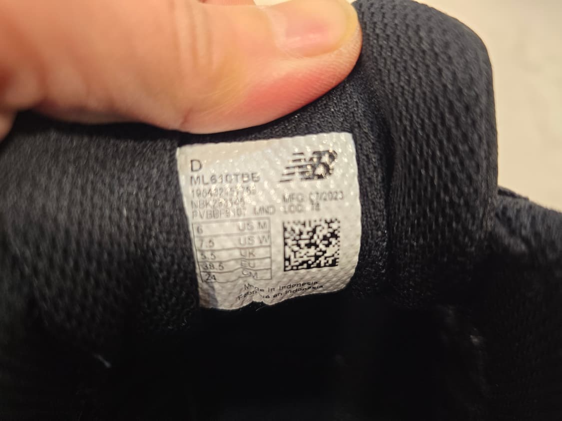 뉴발란스 블랙 스니커즈 런닝화 트레킹화 240 상품이미지8