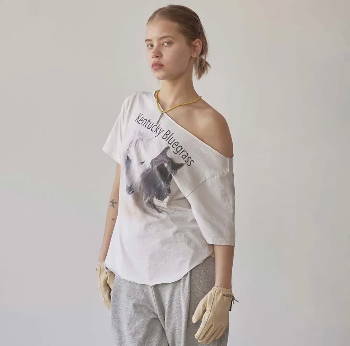 스컬프터 컷 아웃 티 S 상품이미지1