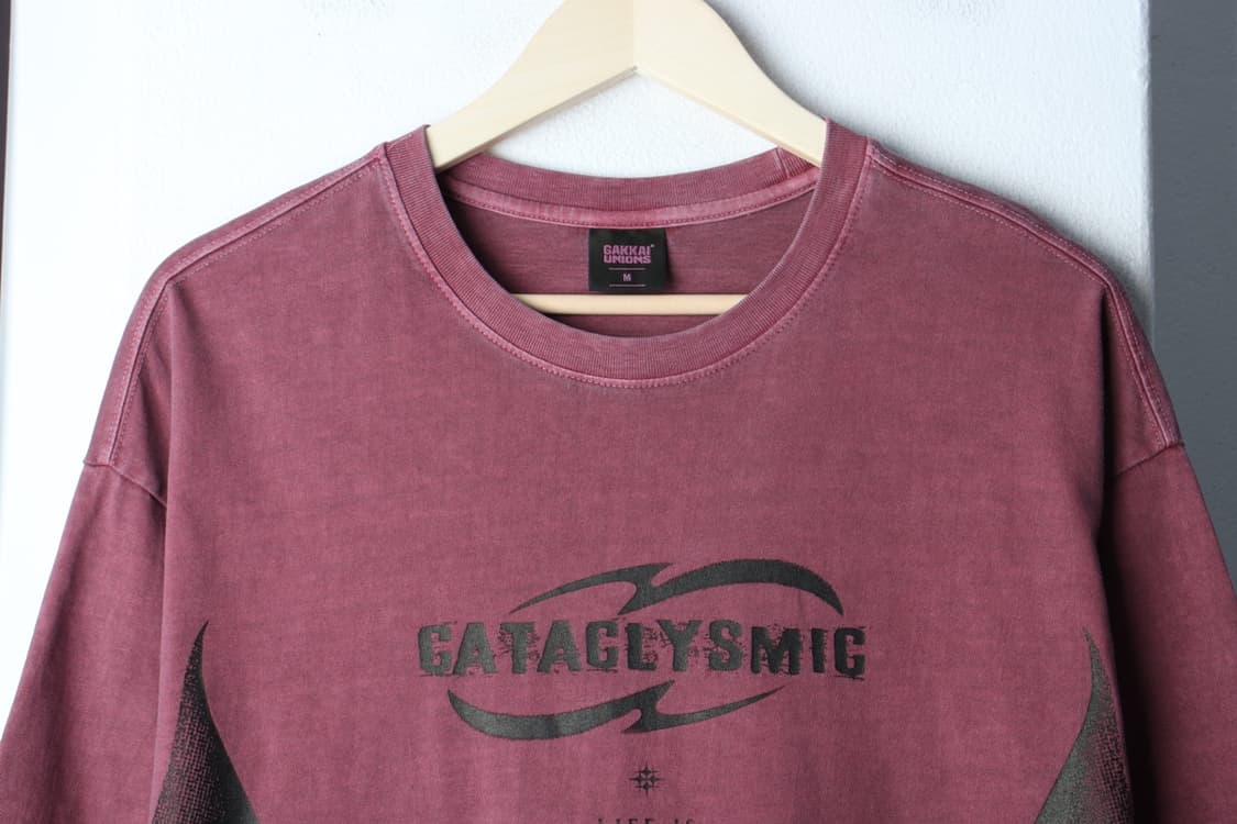 (M-XL) 가까이 유니언즈 반팔 티셔츠 피그먼트 핑크-H3H33761 상품이미지3