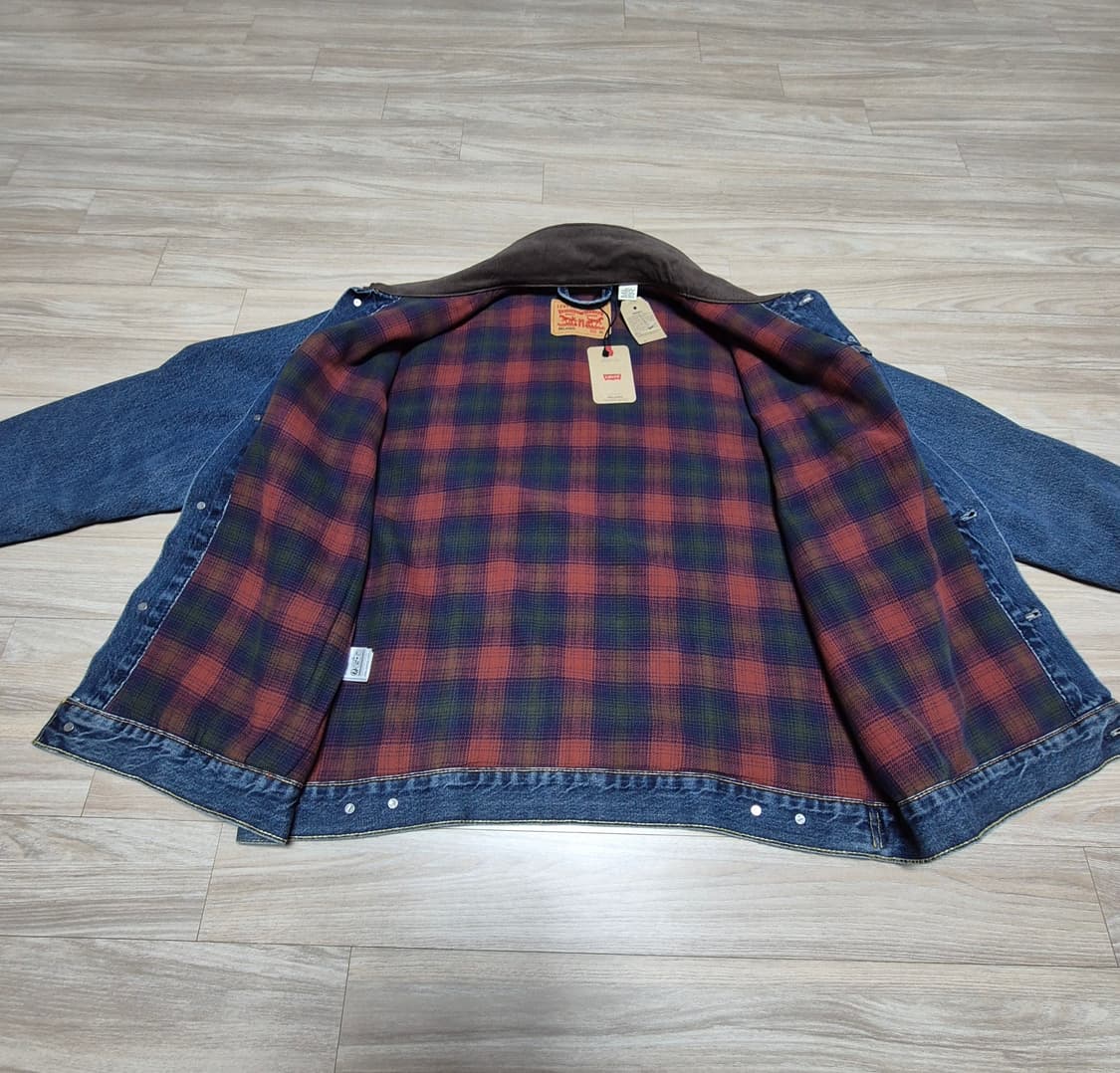 리바이스 / 타탄체크안감 기모 트러커 / XL 상품이미지1