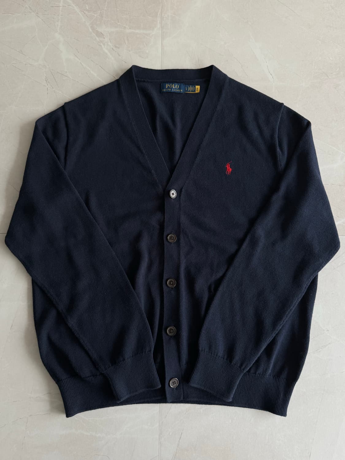 폴로 랄프로렌 코튼 가디건 (네이비) 상품이미지1