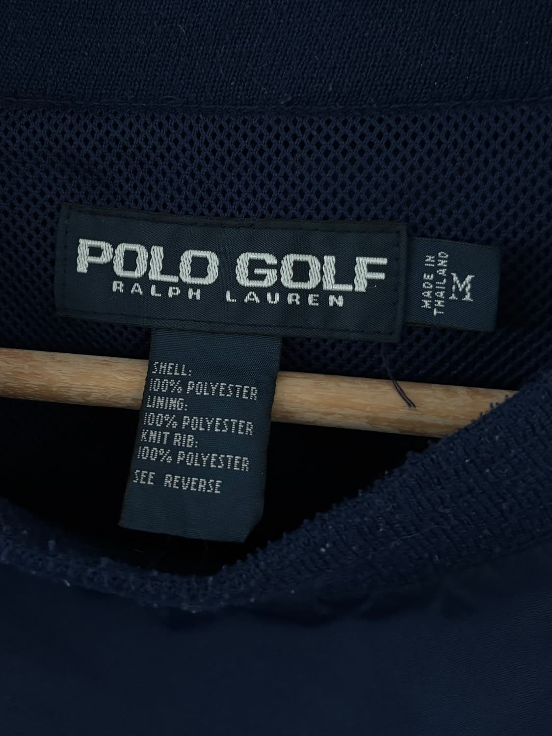 Polo 폴로 랄프로렌 골프 로고 네이비컬러 웜업 상품이미지4