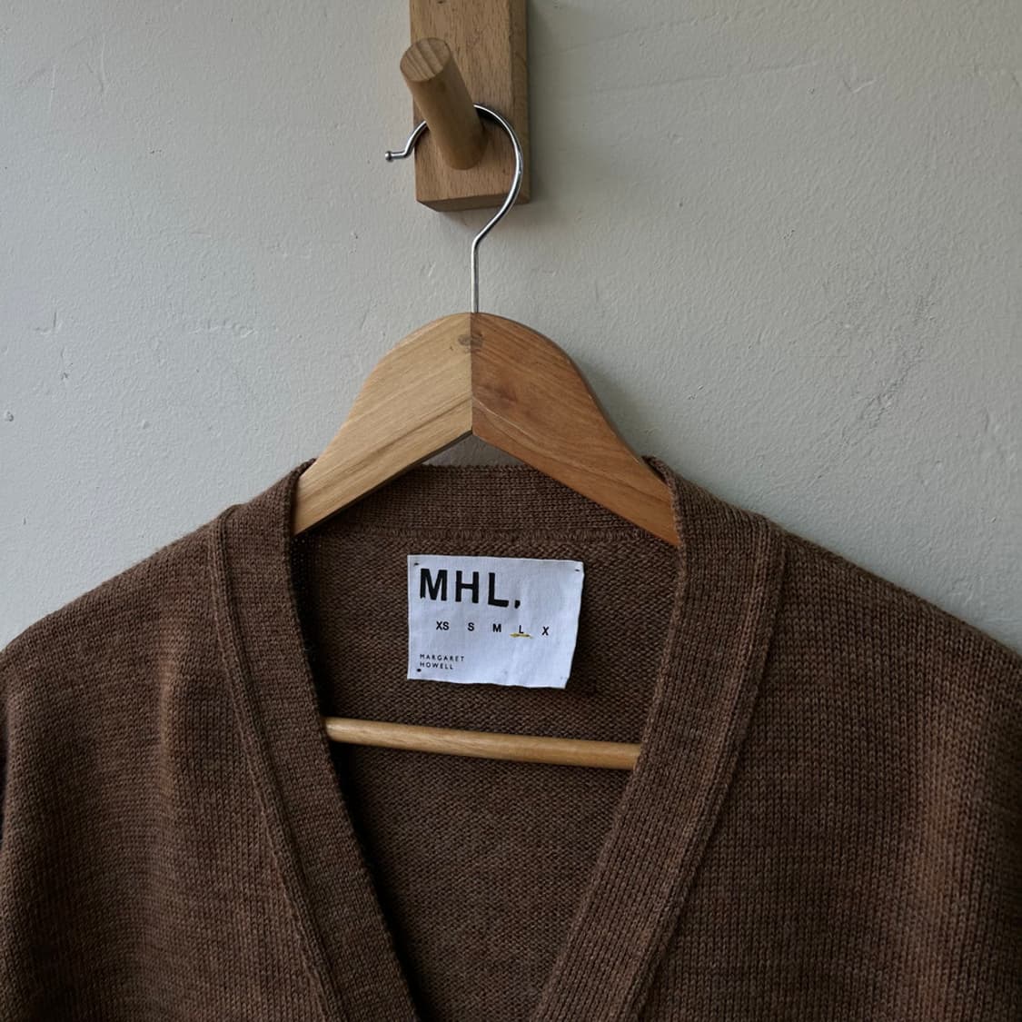 16455 - 마가렛호웰 베이지 울 가디건 (울 100%) 상품이미지3