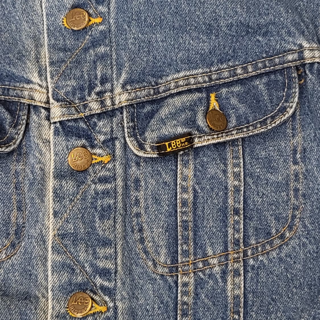 90s Made in USA 미국빈티지 리 Lee 데님자켓 청자켓 상품이미지4