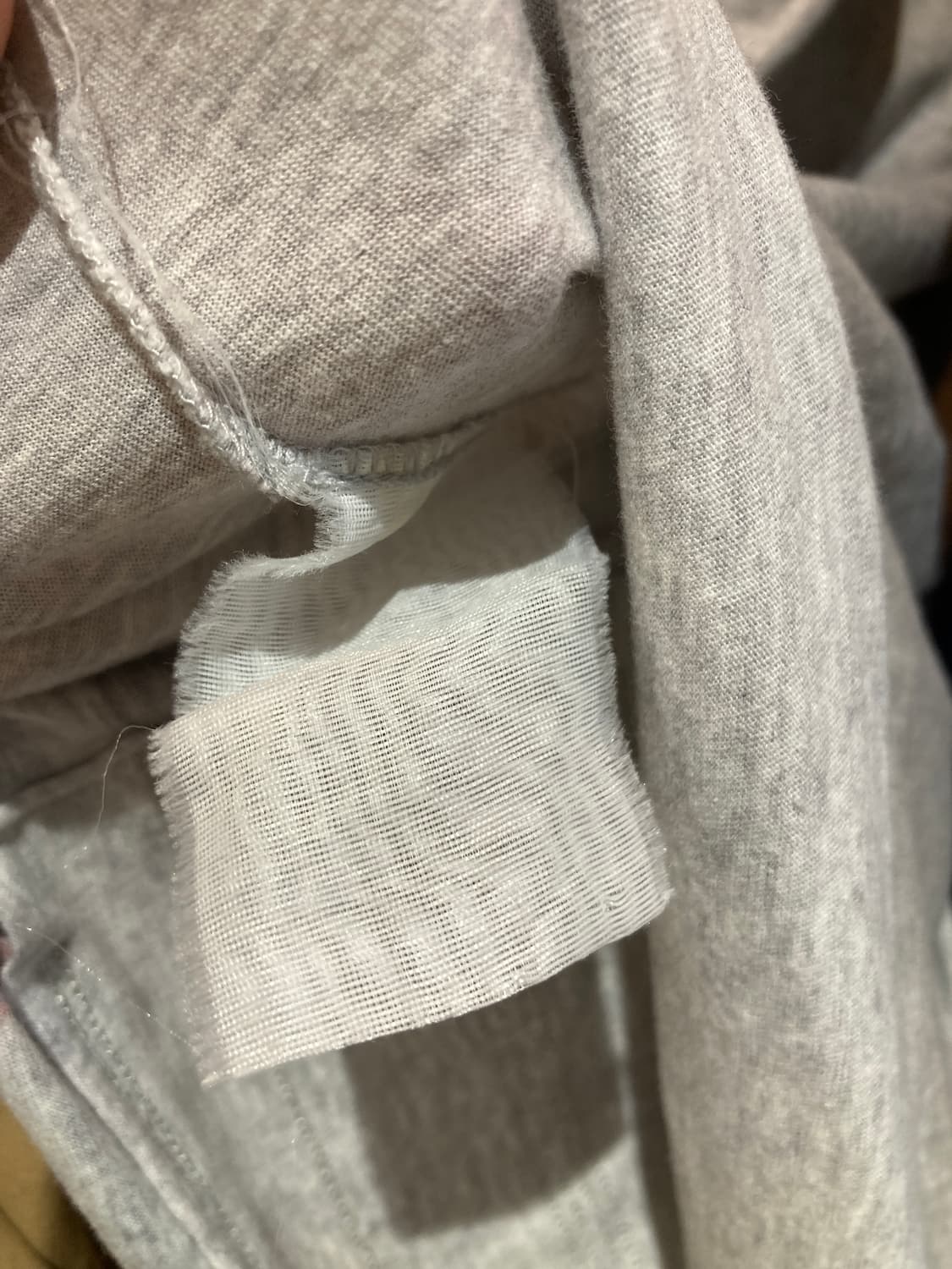 디젤 숄카라 반팔 시멘트그레이  상품이미지4