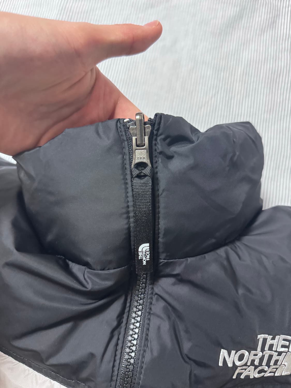 노스페이스 눕시 하이브리드 다운 볼 자켓 화이트 샌드 25SS  상품이미지5