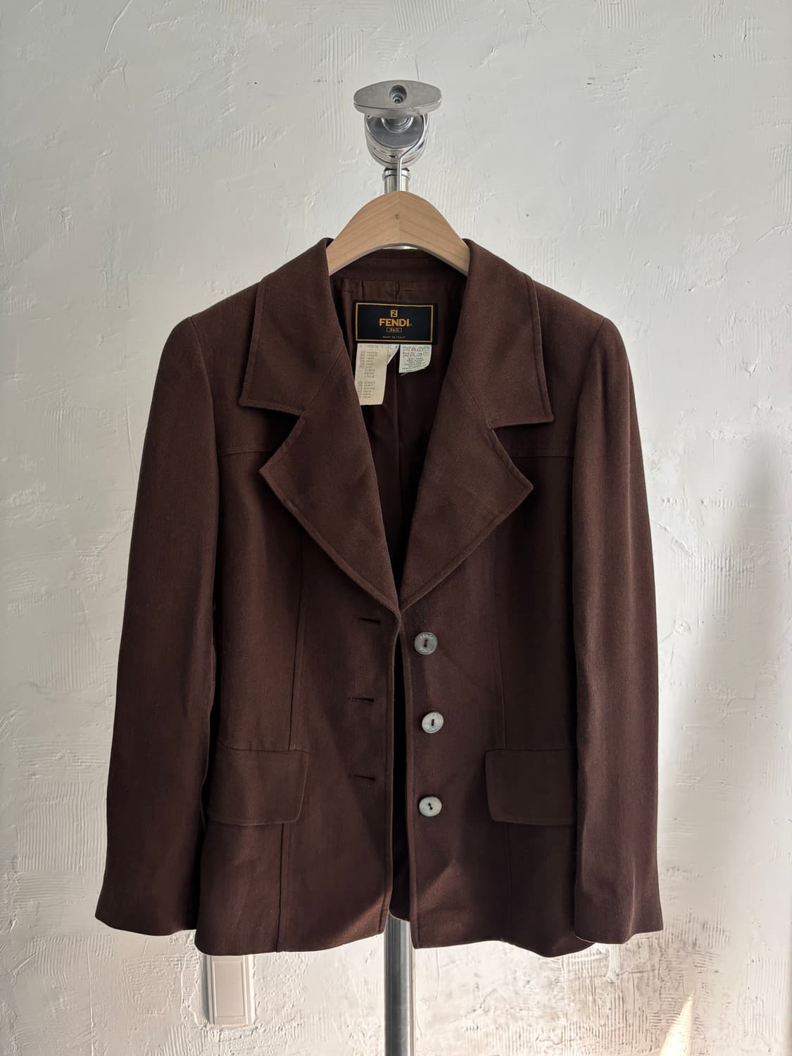 Fendi 펜디 브라운 컬러 3B 자켓 상품이미지10