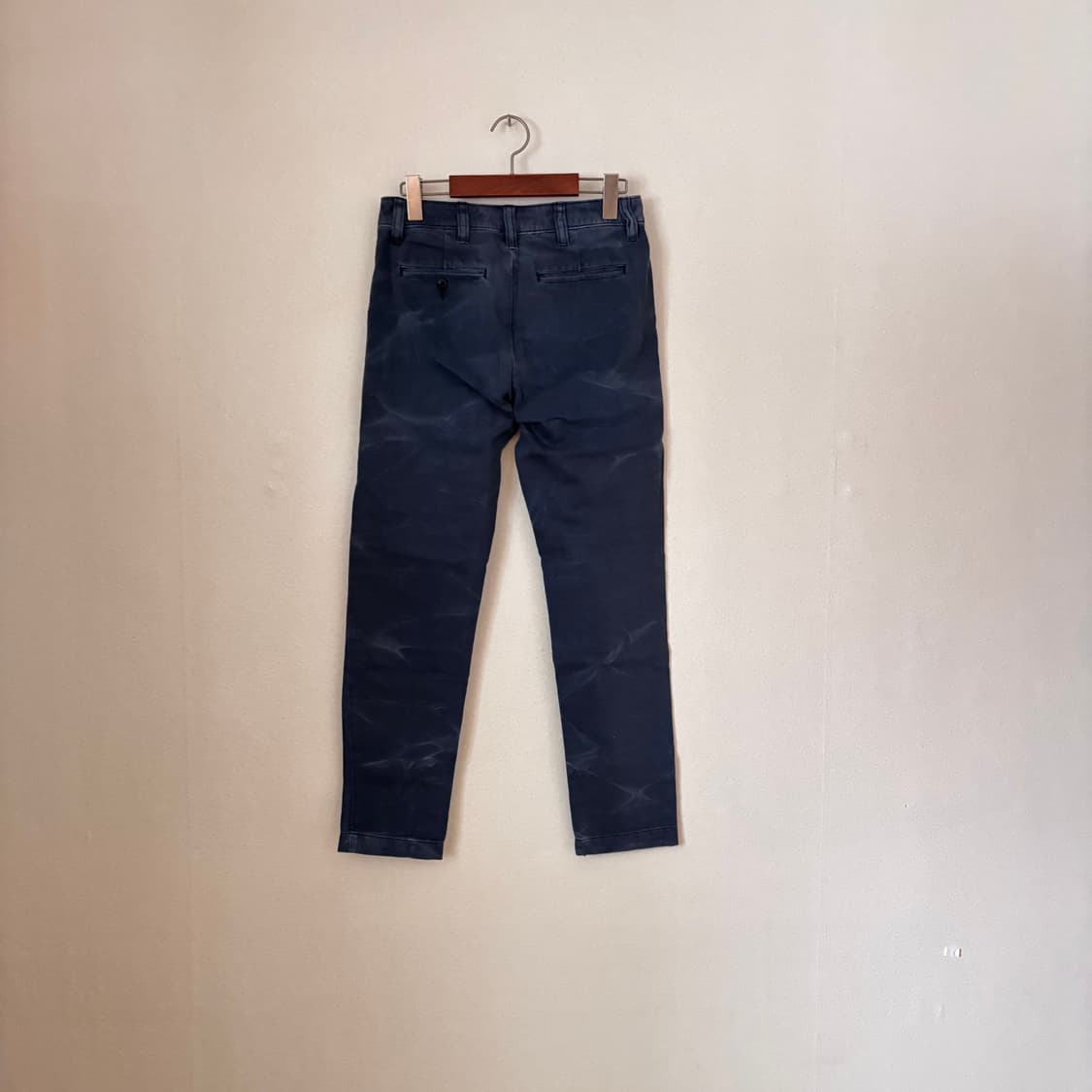 폴로 랄프로렌 가먼트다잉 면바지 26 빈티지 네이비 나염 워싱 상품이미지3
