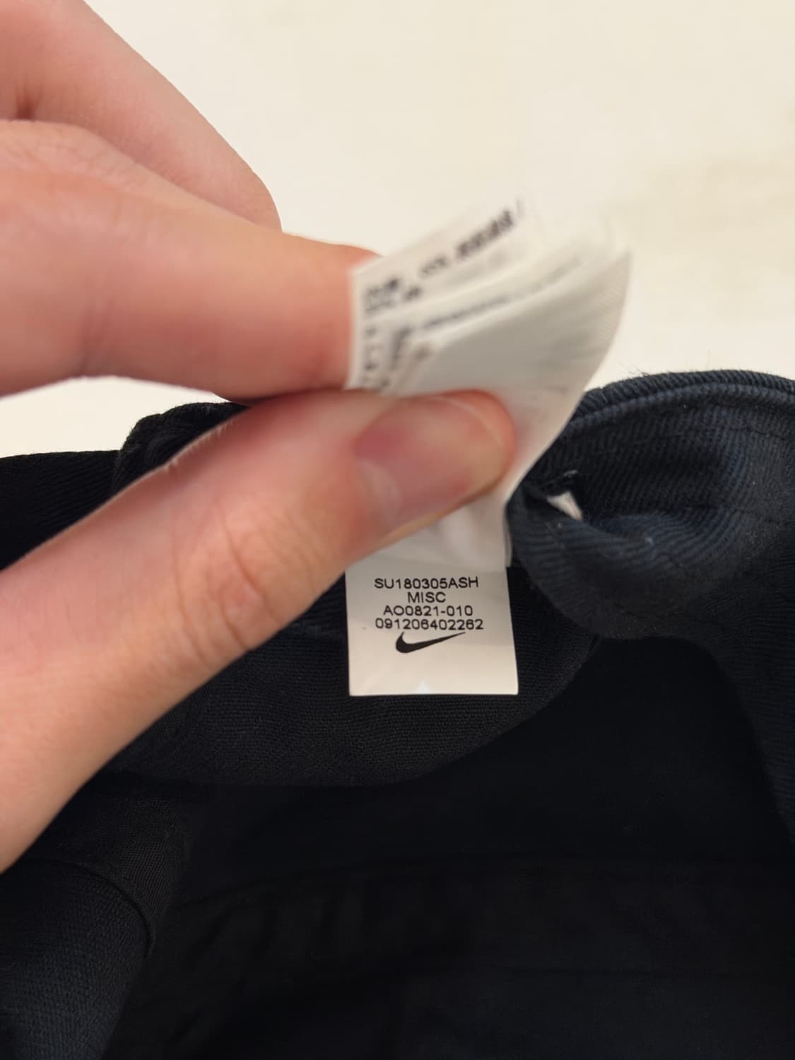 나이키 코리아 한정판 푸추라 볼캡 블랙 상품이미지4