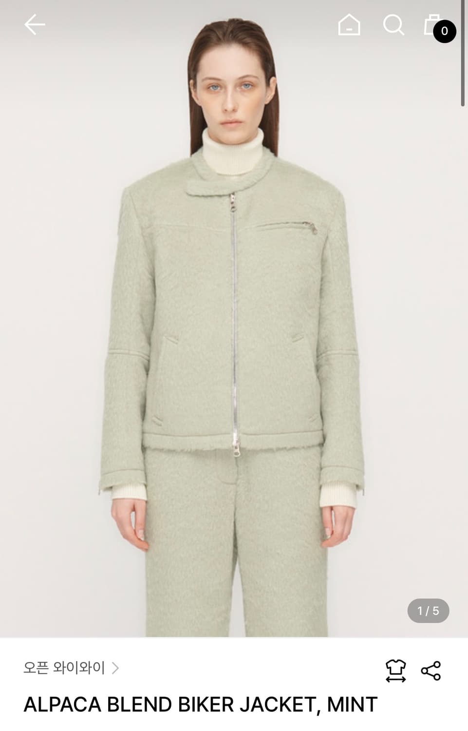 Open yy 알파카 자켓 1사이즈 상품이미지3