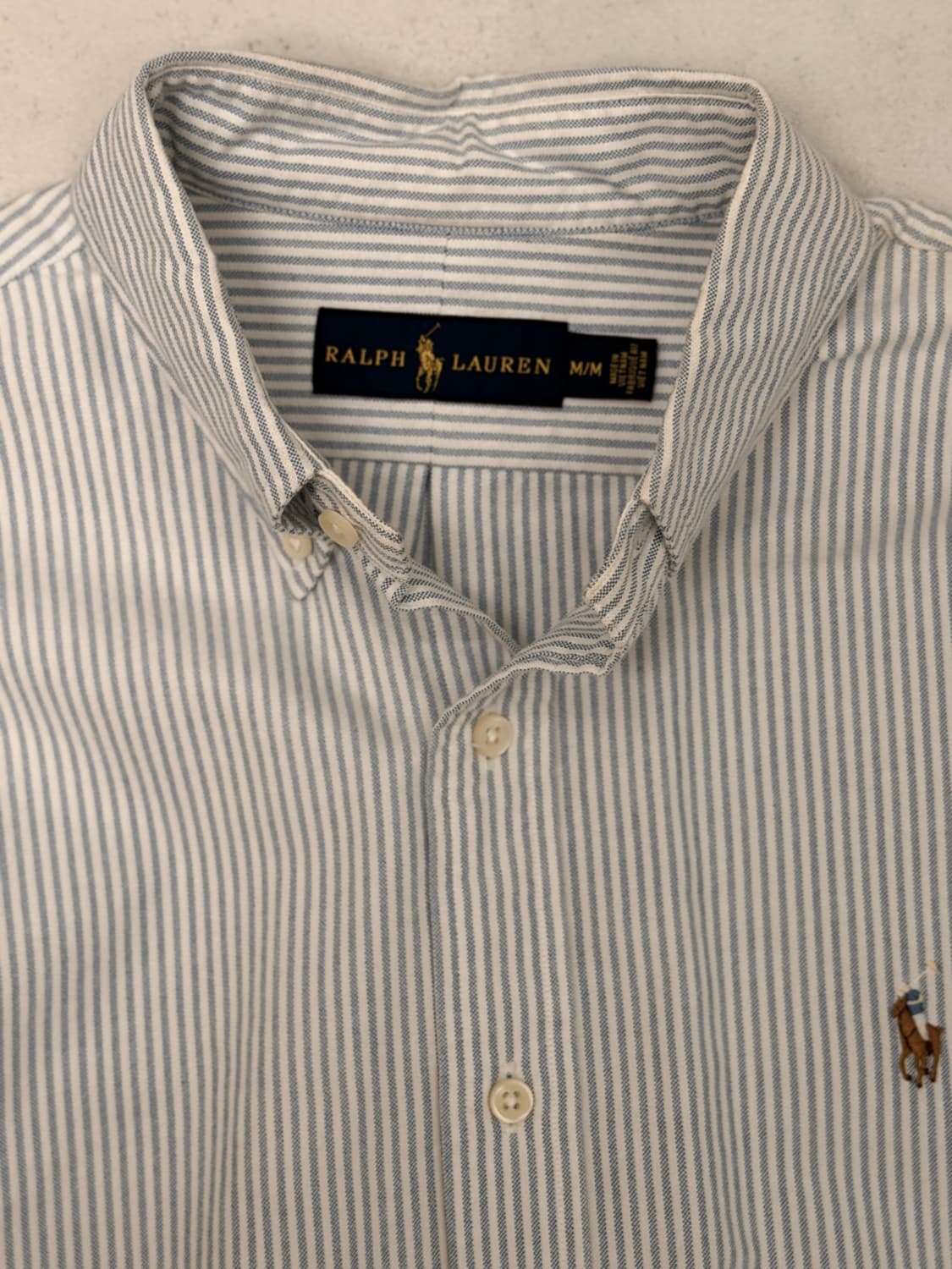 폴로 랄프로렌 스트라이프 옥스포드셔츠 클래식핏 M(105정도 거의새상품) 상품이미지1