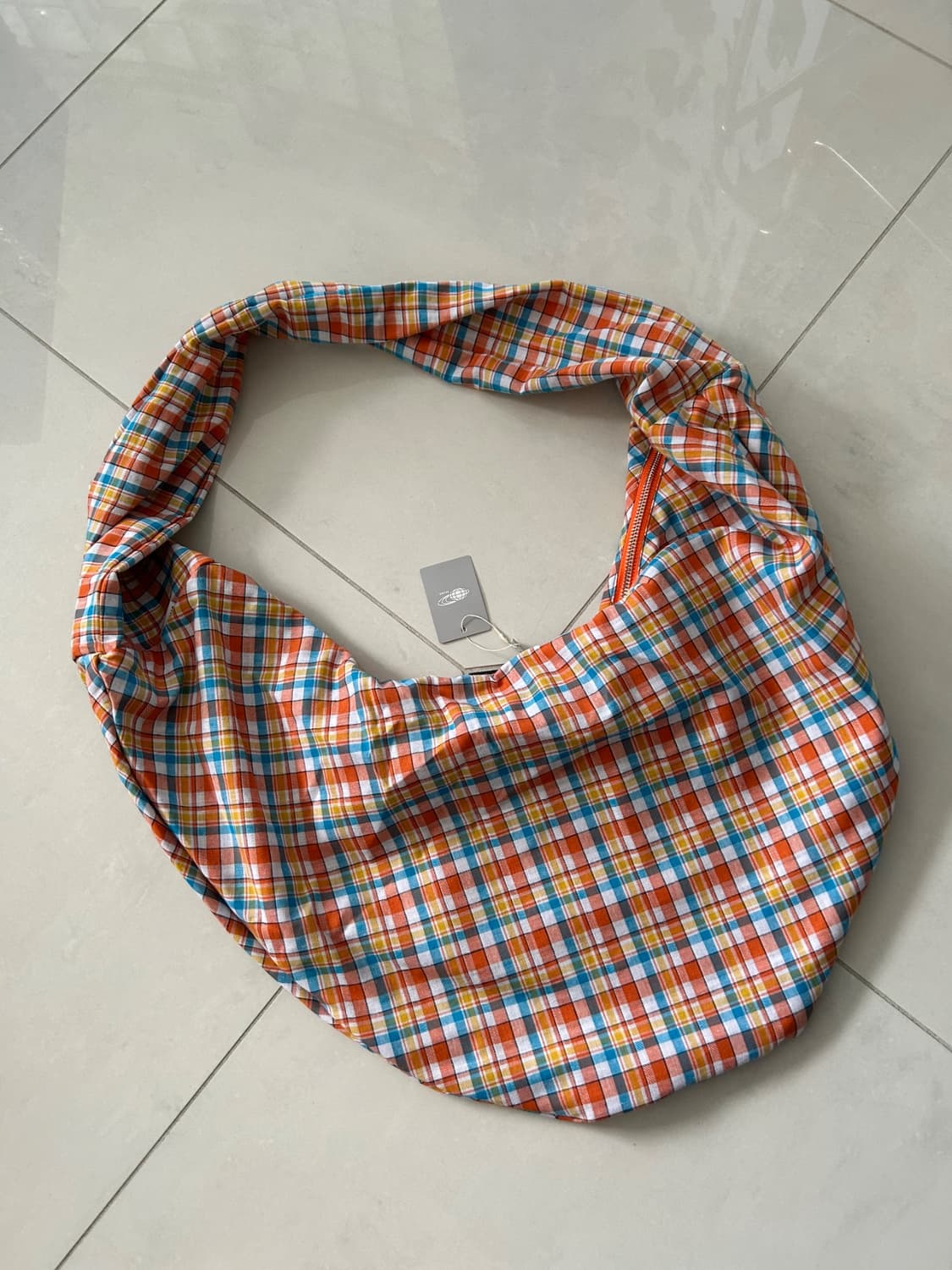Check round eco bag 가방 상품이미지2