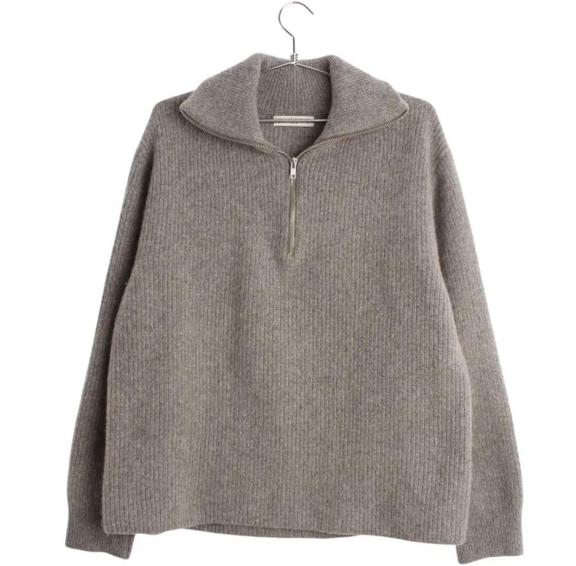 벨리에 울 하프집업 니트 상품이미지1