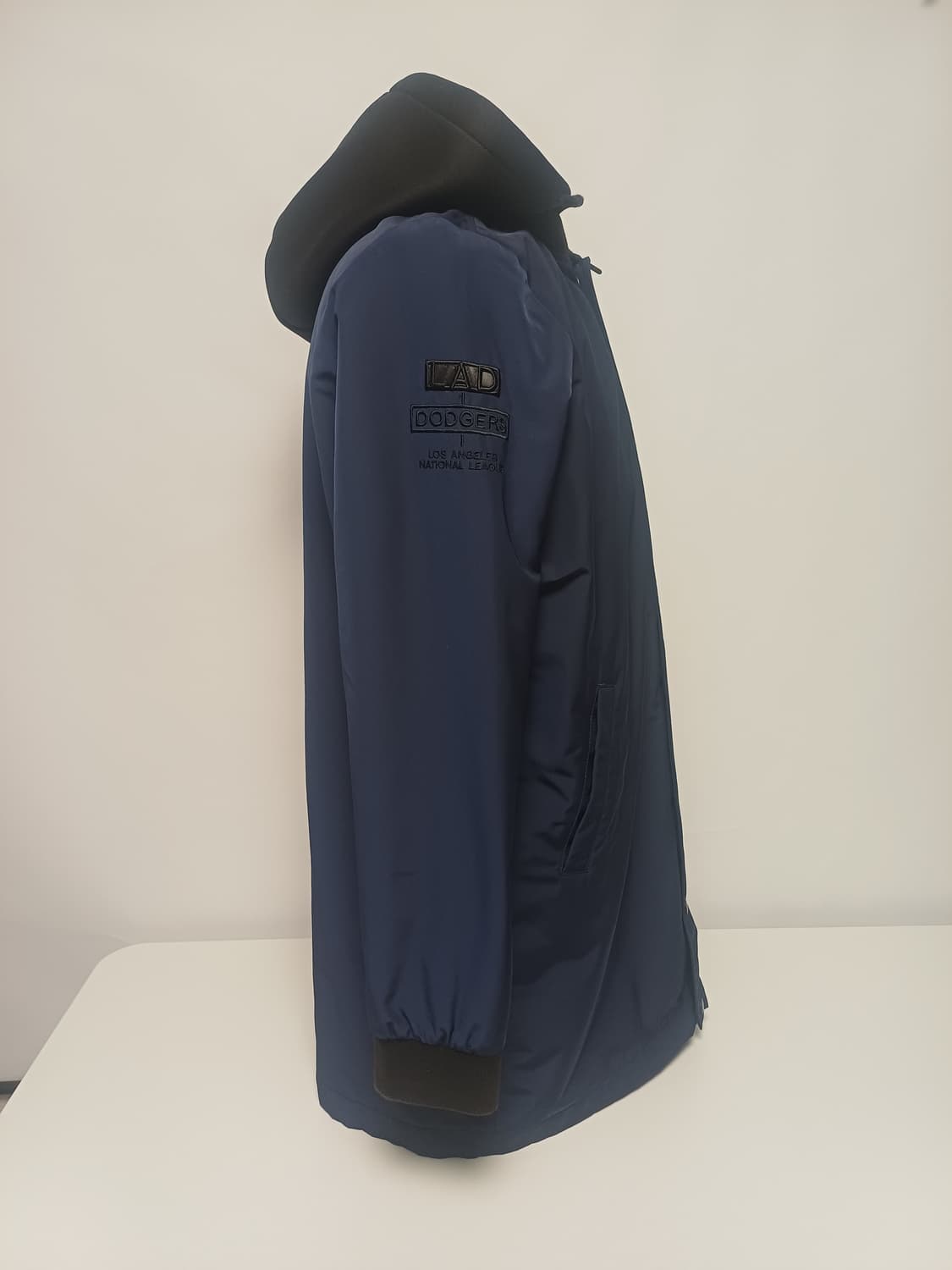 [90] MLB LA 다저스 레이어드 후드 롱 코치 자켓 (LAD 자수) 상품이미지2