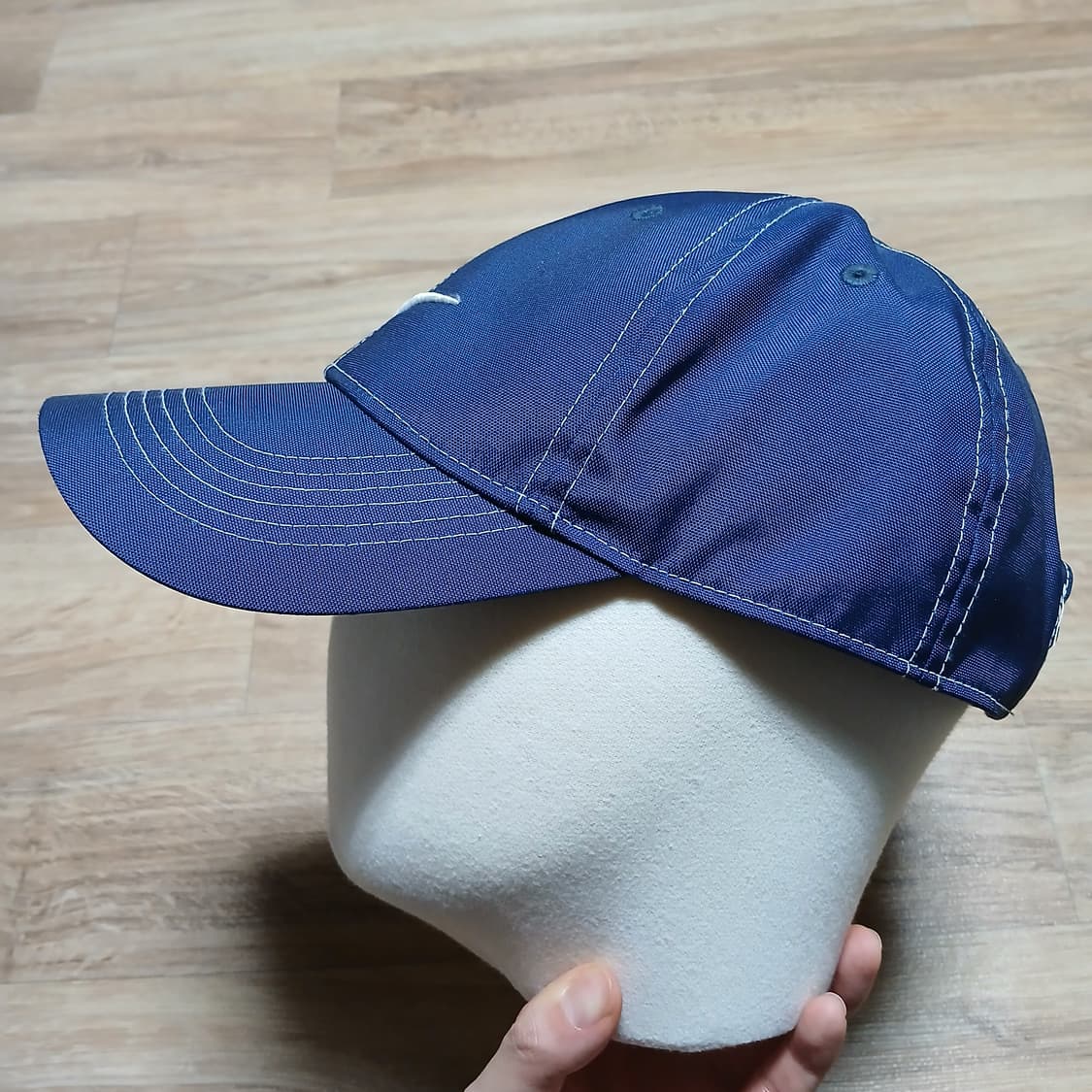 nike 나이키 스티치 네이비 블루 모자 볼캡 상품이미지3