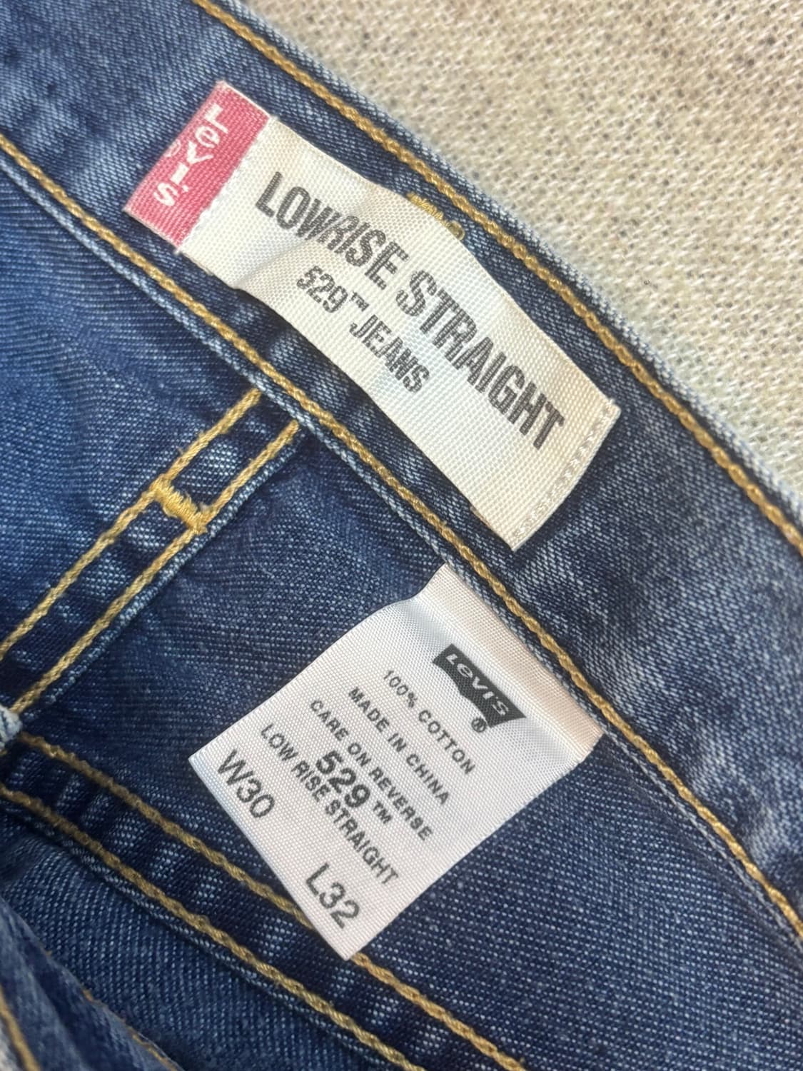 리바이스 529 로우라이즈 스트레이트 핏 상품이미지5