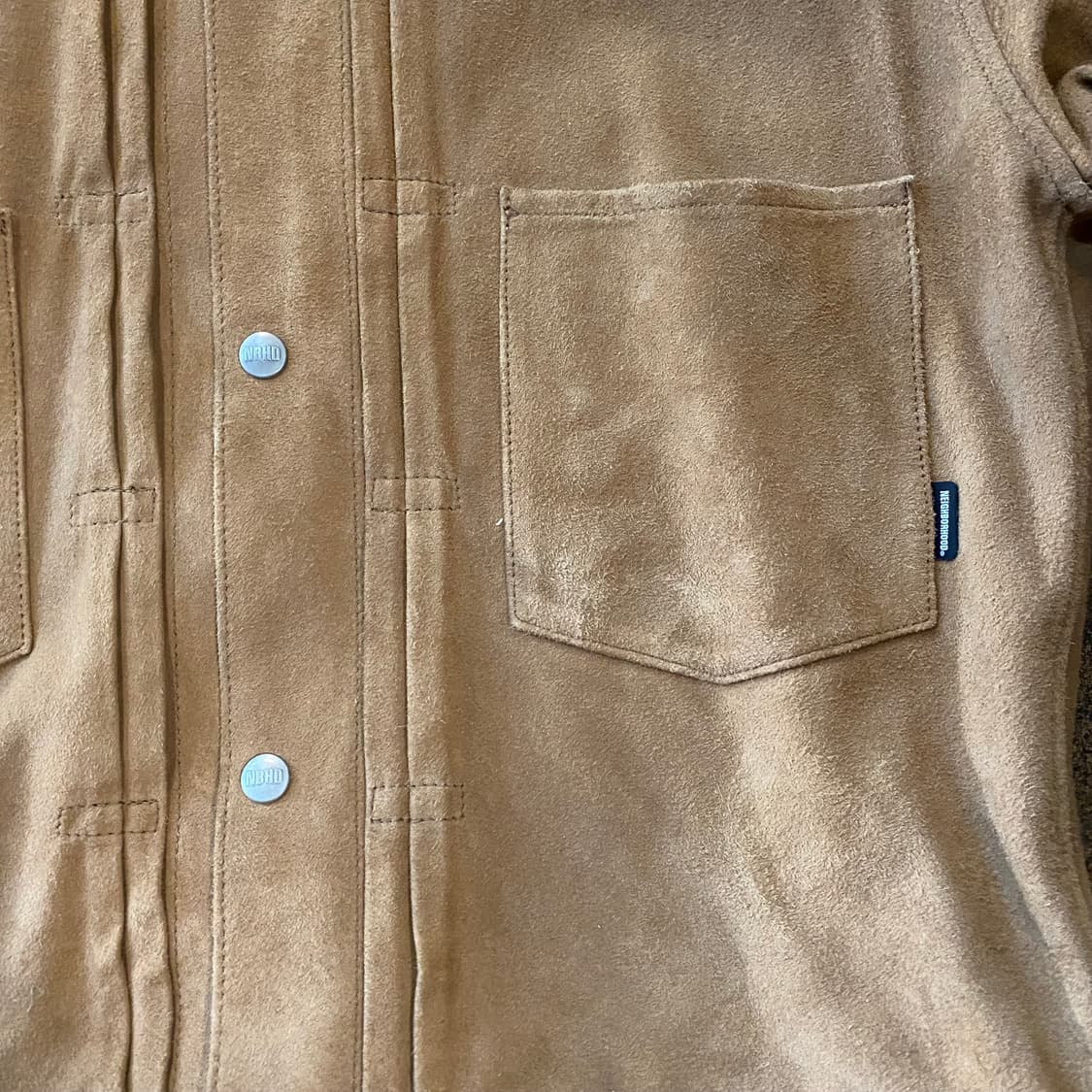 (4) 네이버후드 가죽 스웨이드 자켓 상품이미지2