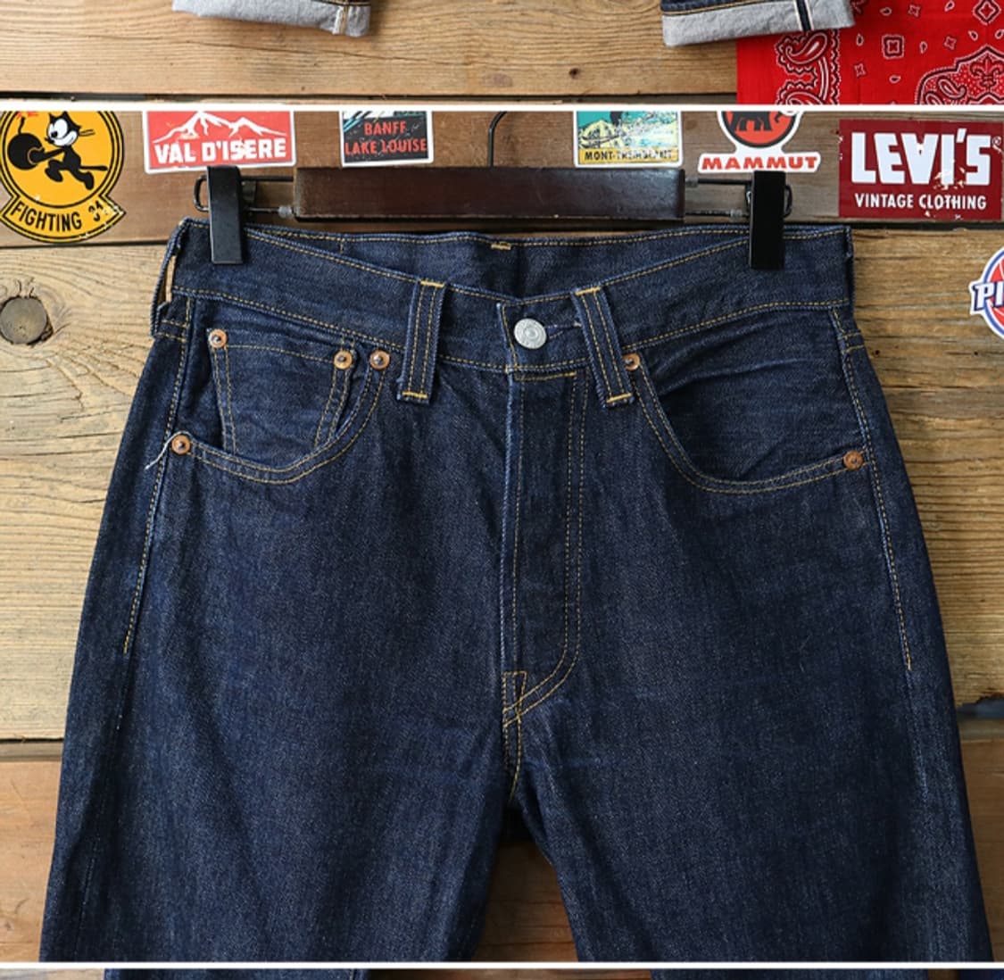 미국메이드 LVC LEVIS 리바이스 47501XX 빅E 셀비지 데님   상품이미지3