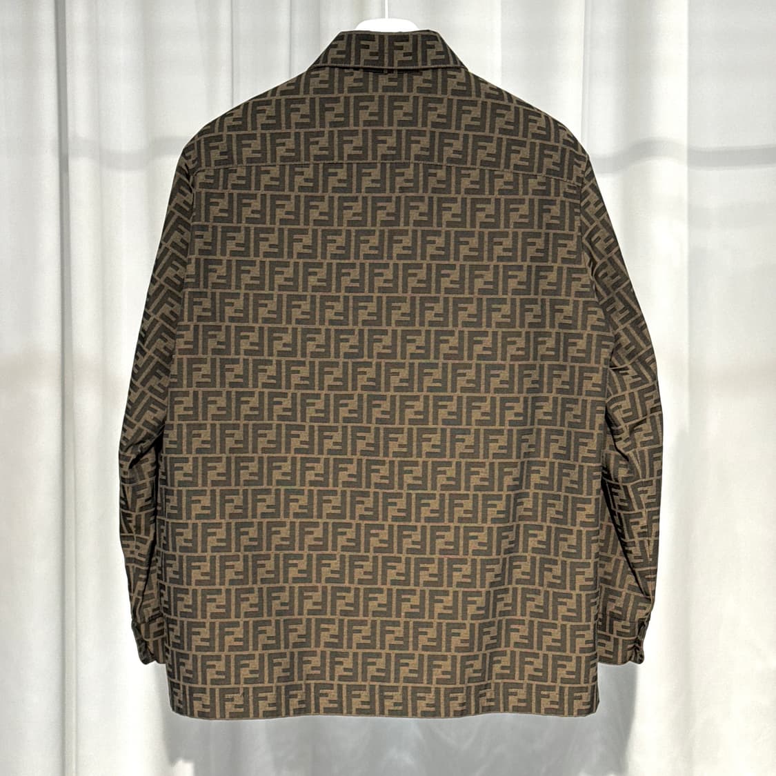 [새상품급/48] 24SS 펜디 FF 로고 자카드 패브릭 오버 셔츠 자켓 상품이미지2