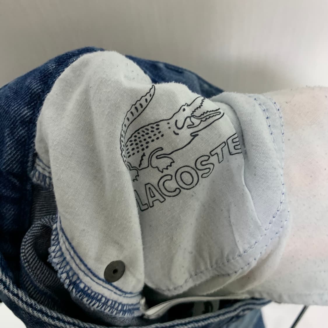 라코스테 빈티지 청바지 중청 데님 팬츠 30인치 남녀공용 상품이미지8