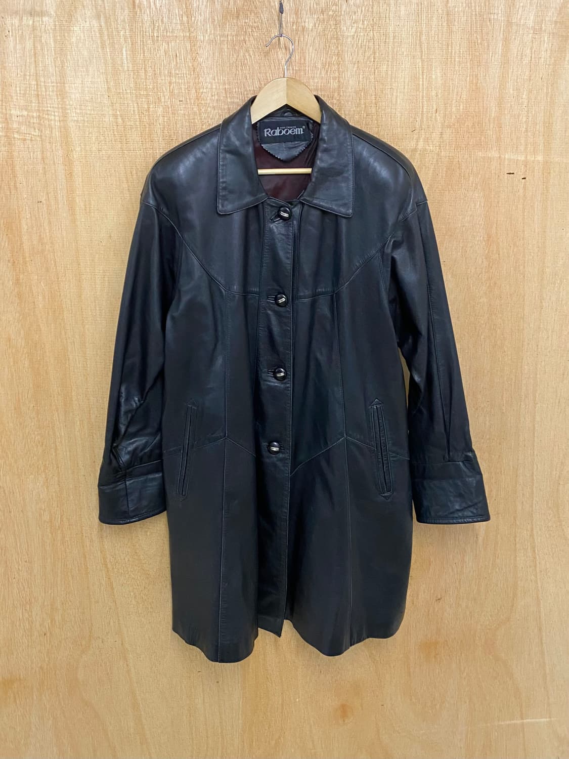 VTG western leather coat 빈티지 웨스턴 레더 코트 상품이미지1