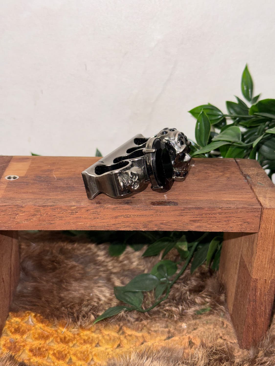 Skull jeweled knuckle rings  상품이미지6