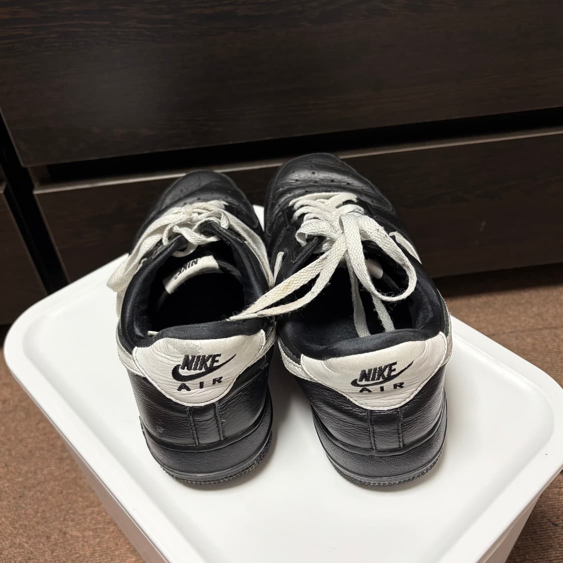 Nike 나이키 에어포스 1 qs 블랙 275 상품이미지4