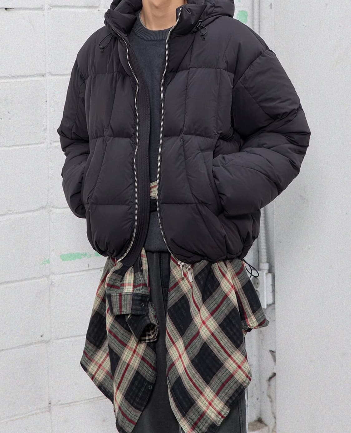 비긴 202 에이트 헤비 다운 패딩 사이즈 1 블랙 판매합니다 상품이미지1