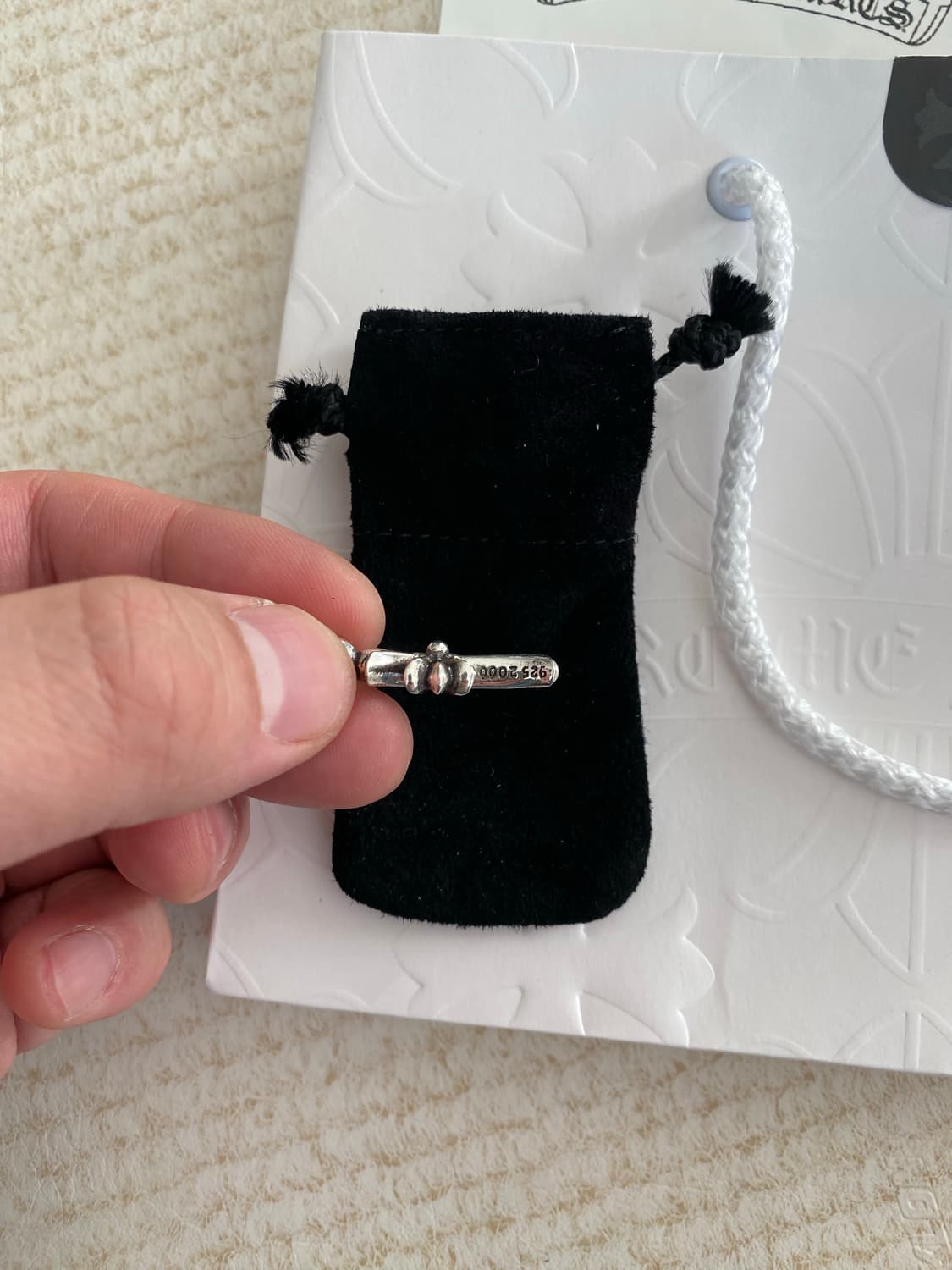 (새제품) 크롬하츠 타이니크로스 다이아 풀파베 상품이미지5