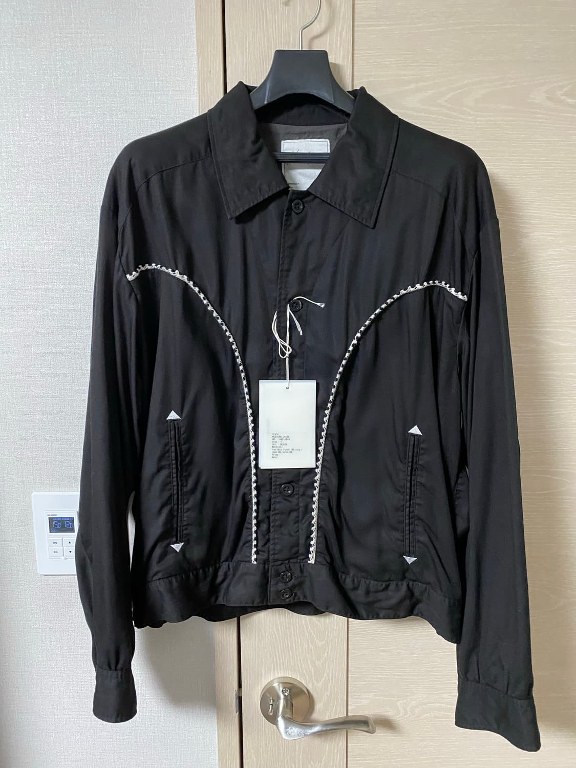 안셀름 웨스턴 자켓 블랙 1사이즈 상품이미지3