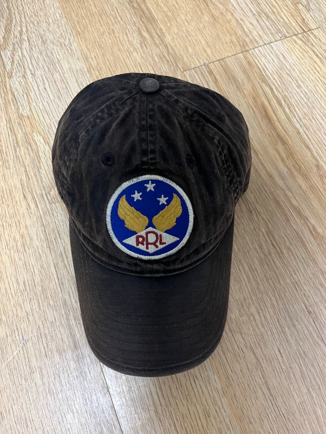 더블알엘 가먼트다이 트윌 볼캡 블랙 상품이미지2