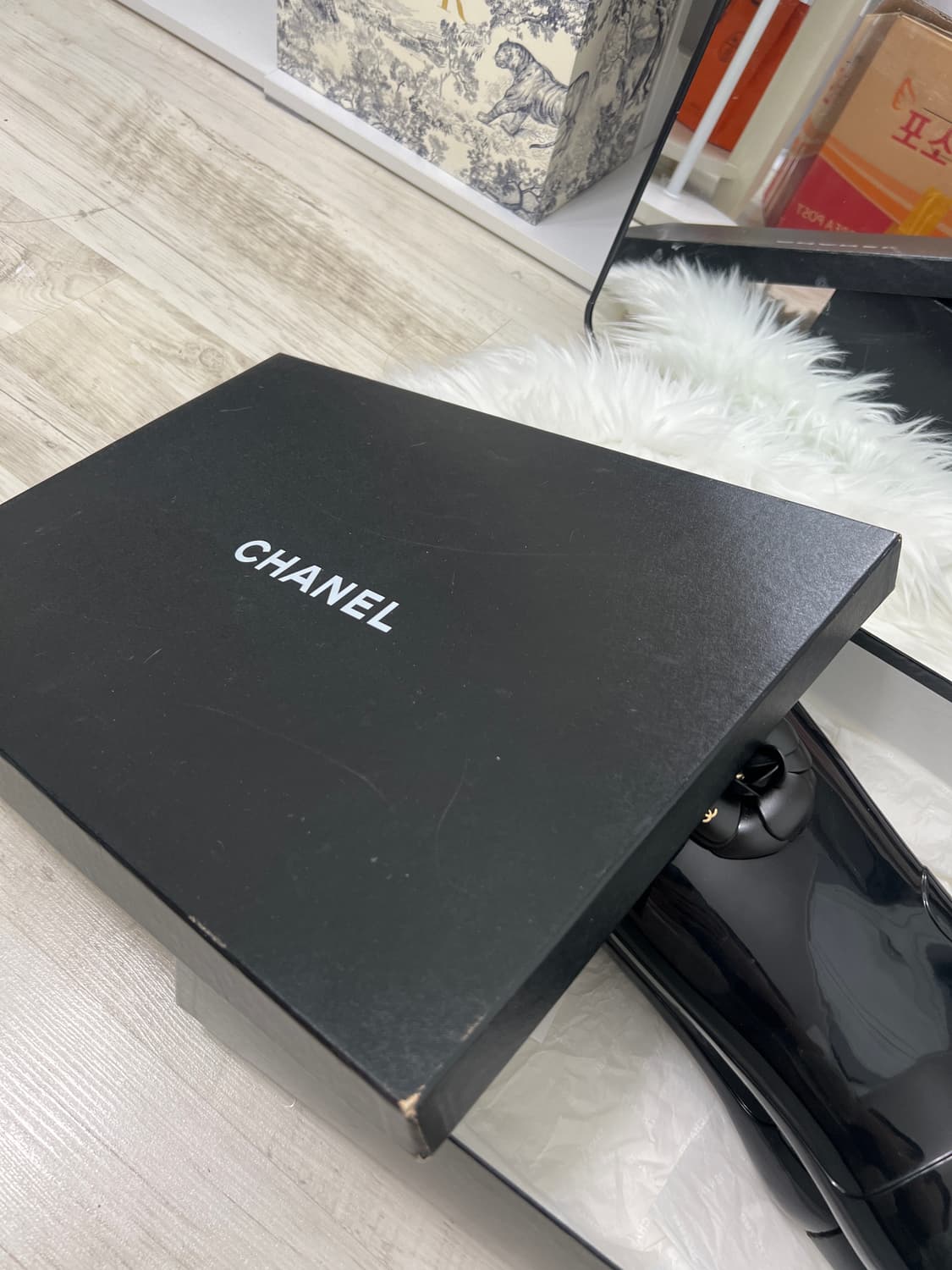 샤넬 레인부츠 38 상품이미지8