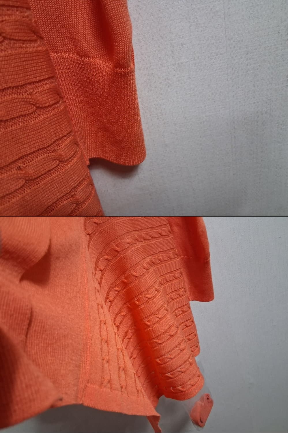 일본수입 ad dress 춘추 오렌지 숄카라 가디건  새옷66까지 
일본 상품이미지5