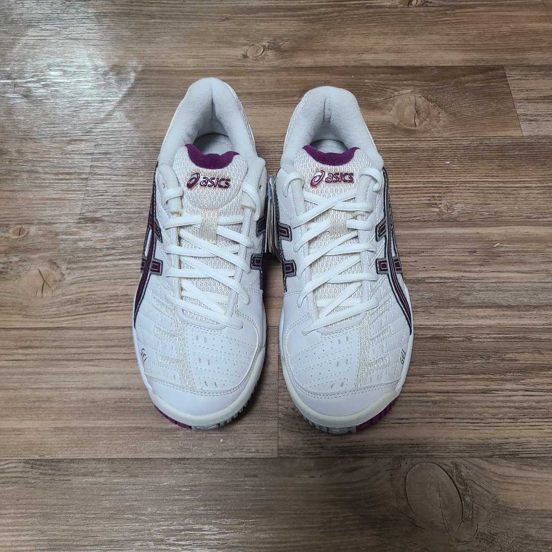(240 새제품) 아식스 젤 화이트/실버/핑크 오리지널 운동화 신발 상품이미지3