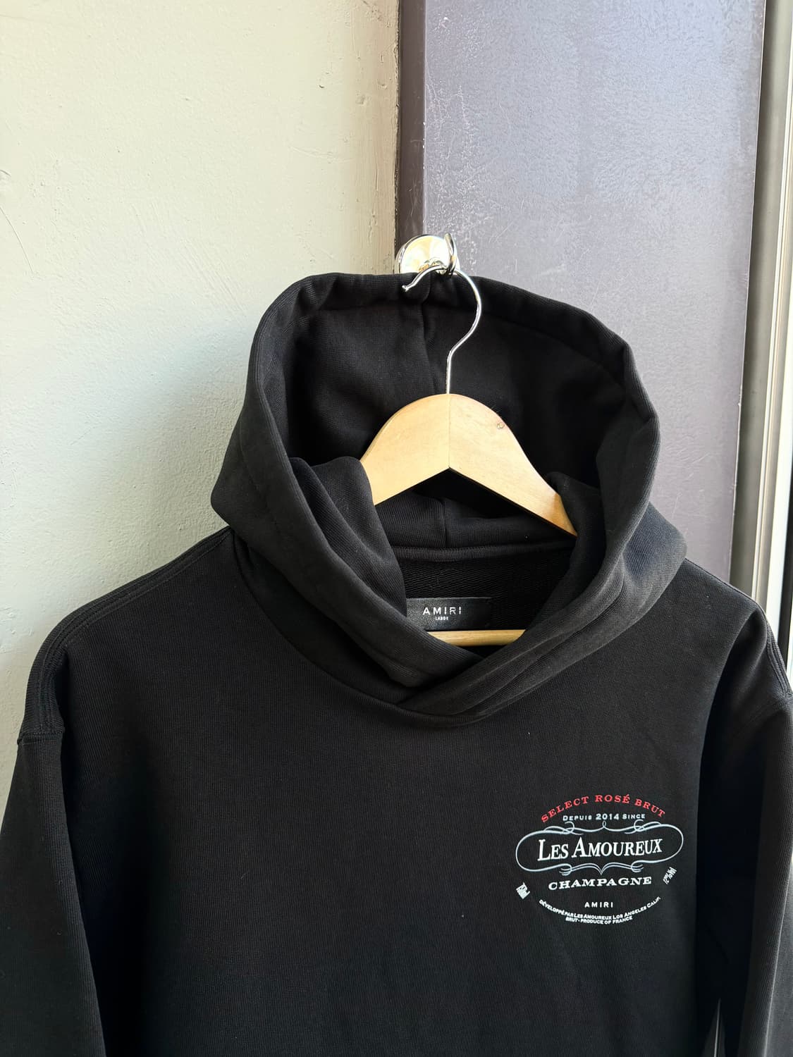 L/ 아미리 Les Amoureux 백로고 후드티 상품이미지4