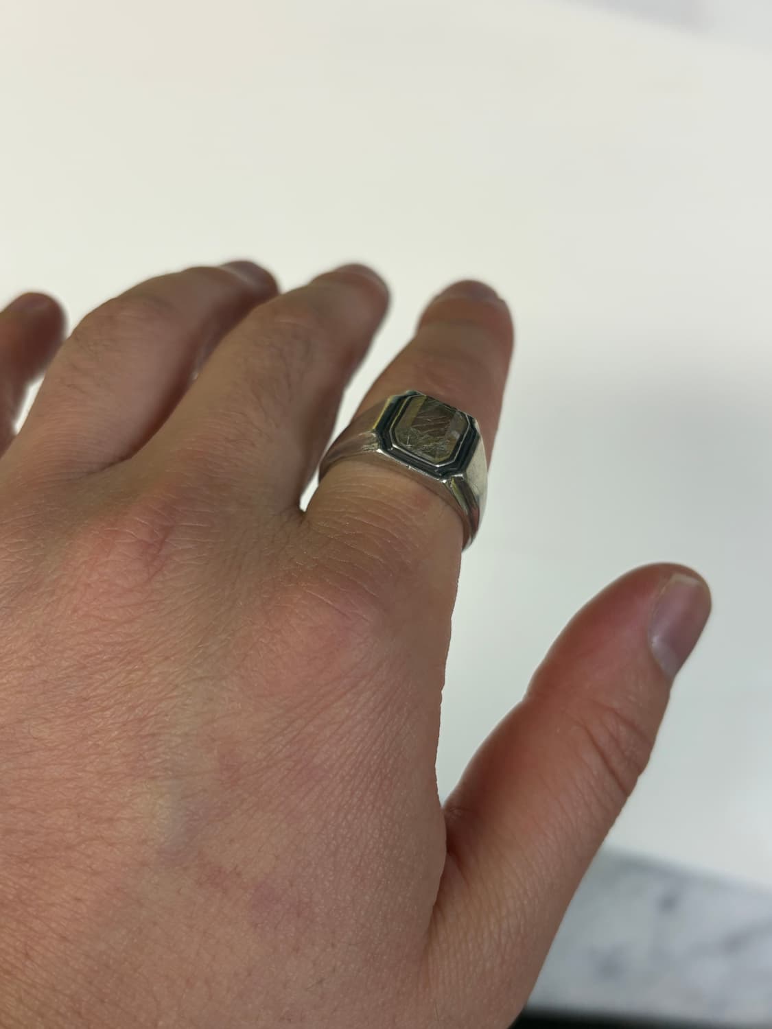 주얼리) 남자 실버 은반지 링 악세서리 상품이미지5