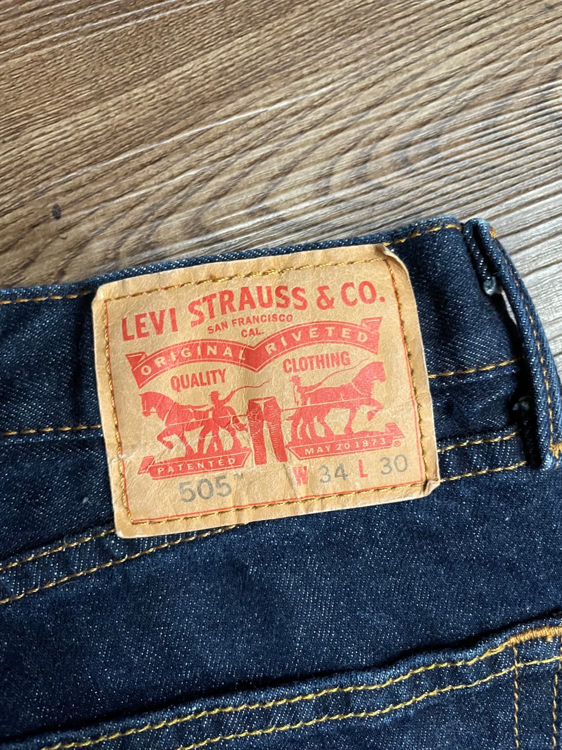 리바이스 505 레귤러 데님 팬츠 상품이미지10