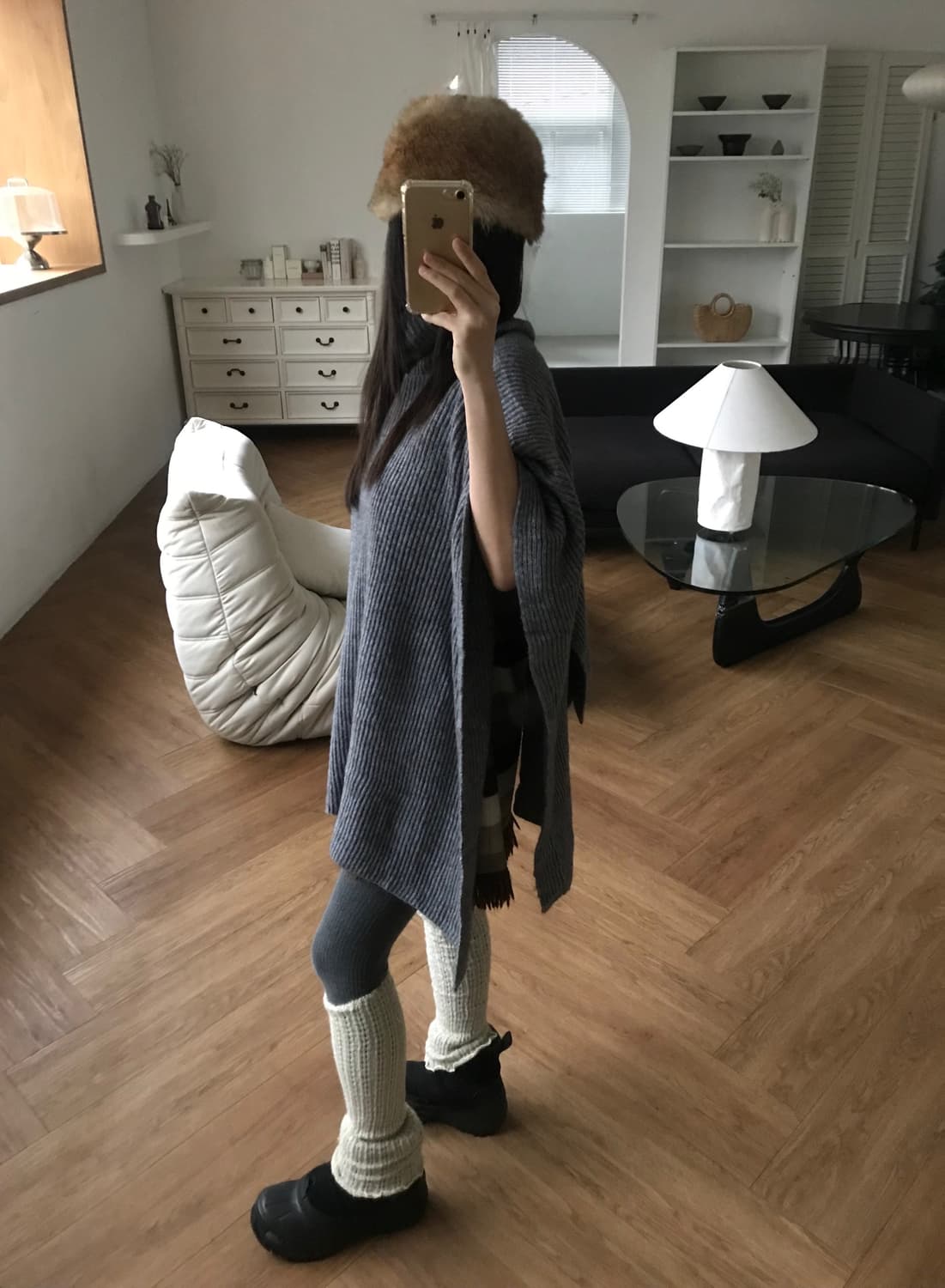 vintage turtle neck cape 상품이미지2