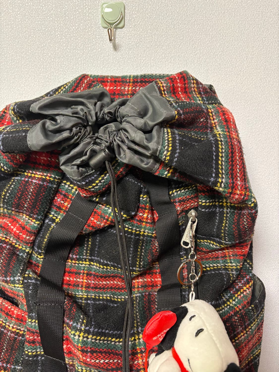 chums 체크 백팩 일본 빈티지 모리걸 y2k 도트 가방 상품이미지6