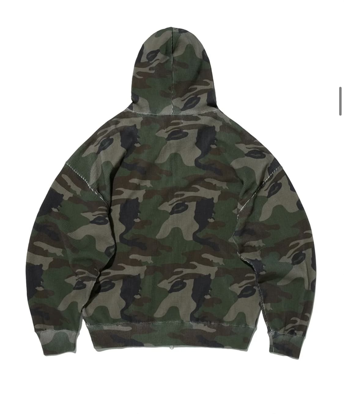 스웨이드 카모 후드집업 상품이미지4