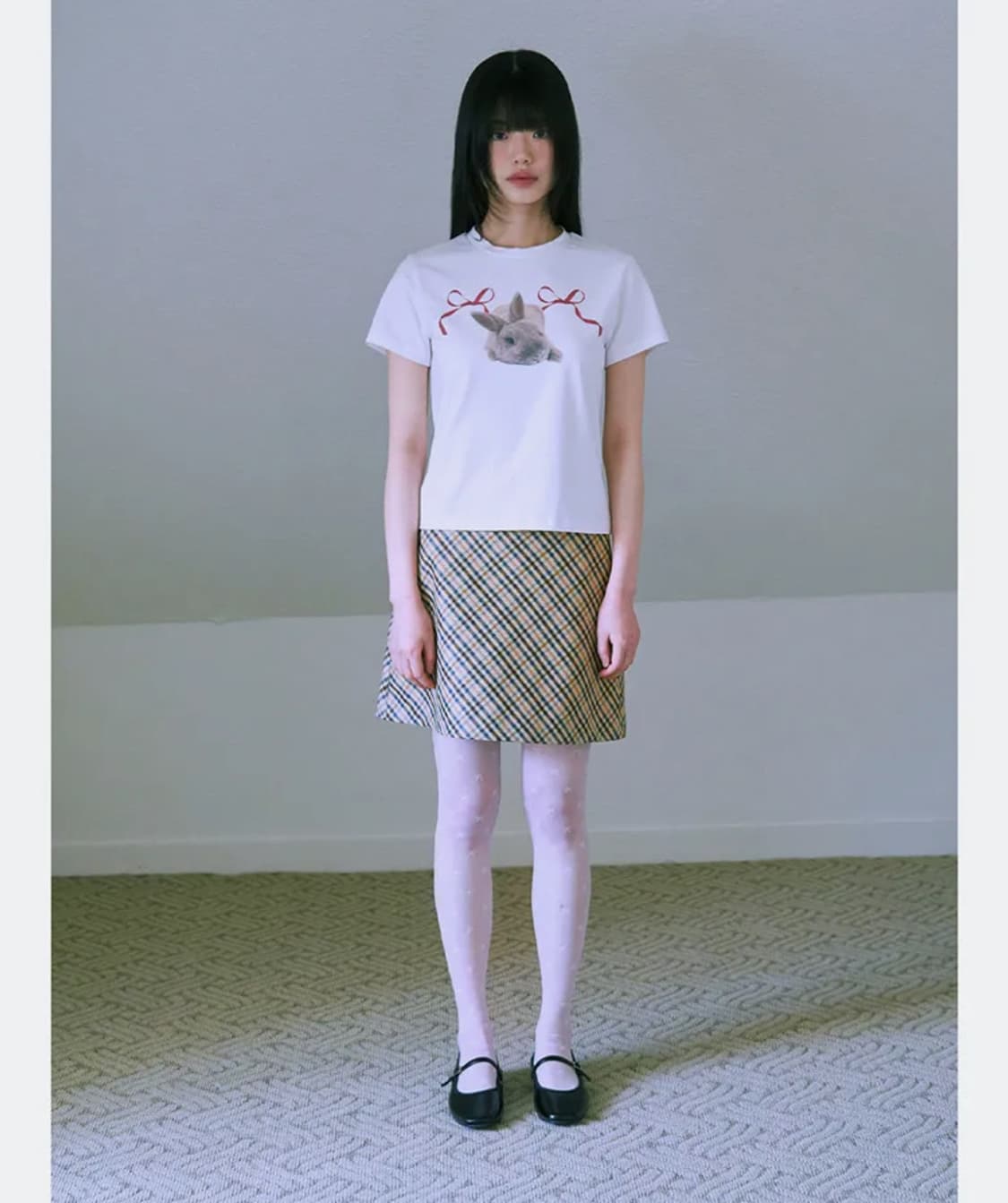 FAD 체크 미니 스커트 상품이미지2