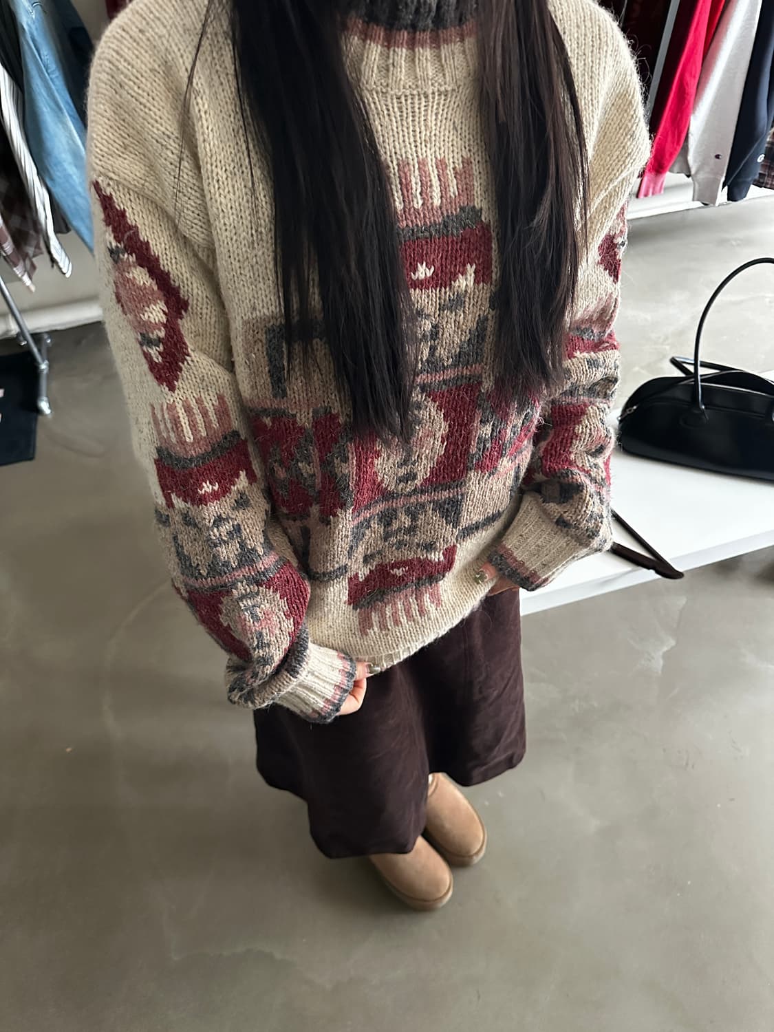 Clare galley 하이넥 니트 unisex 상품이미지4