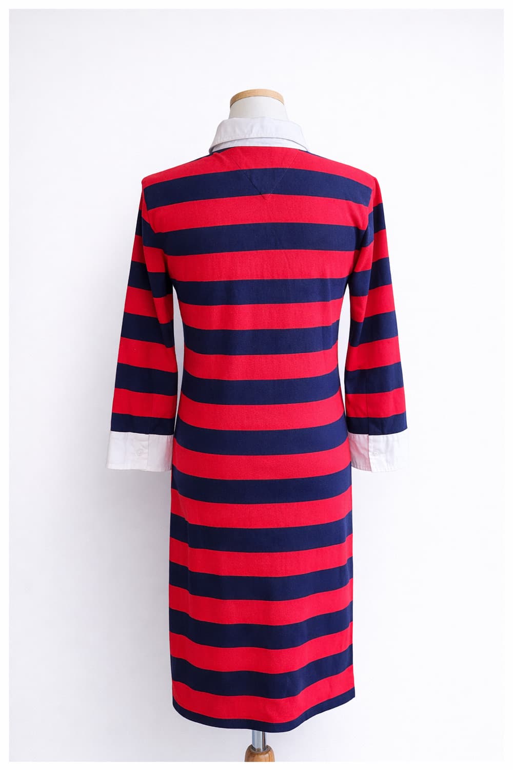 Y2K 타미힐피거클래식Tommy Hilfiger배색스트라이프 카라 원피스 상품이미지7