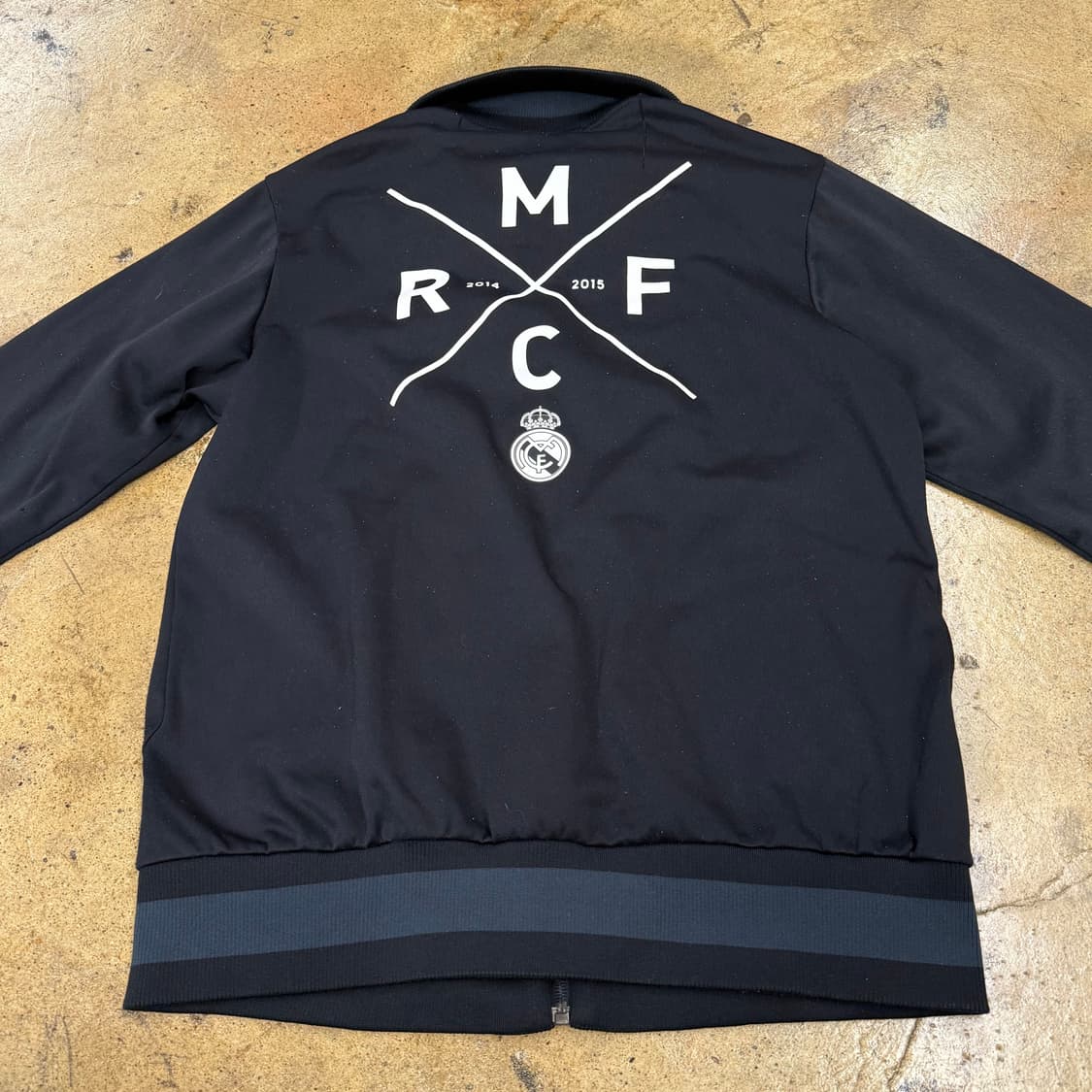 아디다스 레알 마드리드 블랙 져지 트랙탑 100 상품이미지4