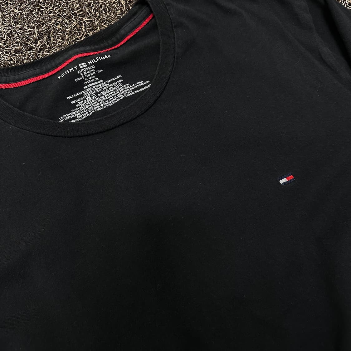 타미힐피거 긴팔티셔츠 블랙 XL 상품이미지2
