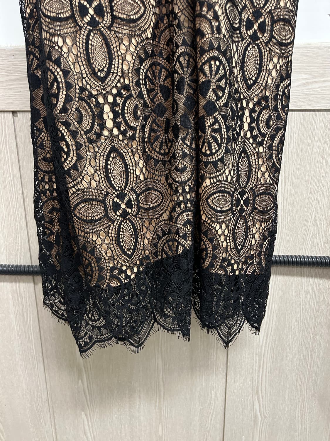 Forever 21 레이스 롱 드레스 블랙 S 상품이미지5