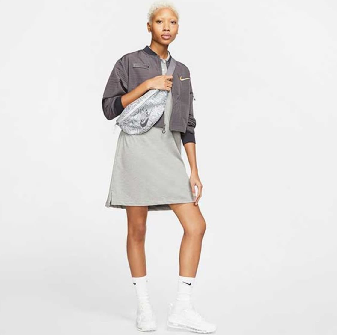 나이키우먼스 골프폴로드레스 - 그레이S 상품이미지6
