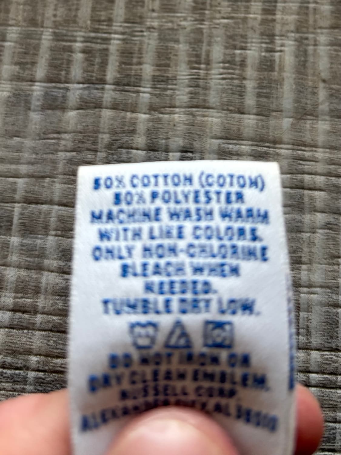 [M] 90s 러셀 맨투맨 스웻셔츠 블랭크 네이비 빈티지 상품이미지4